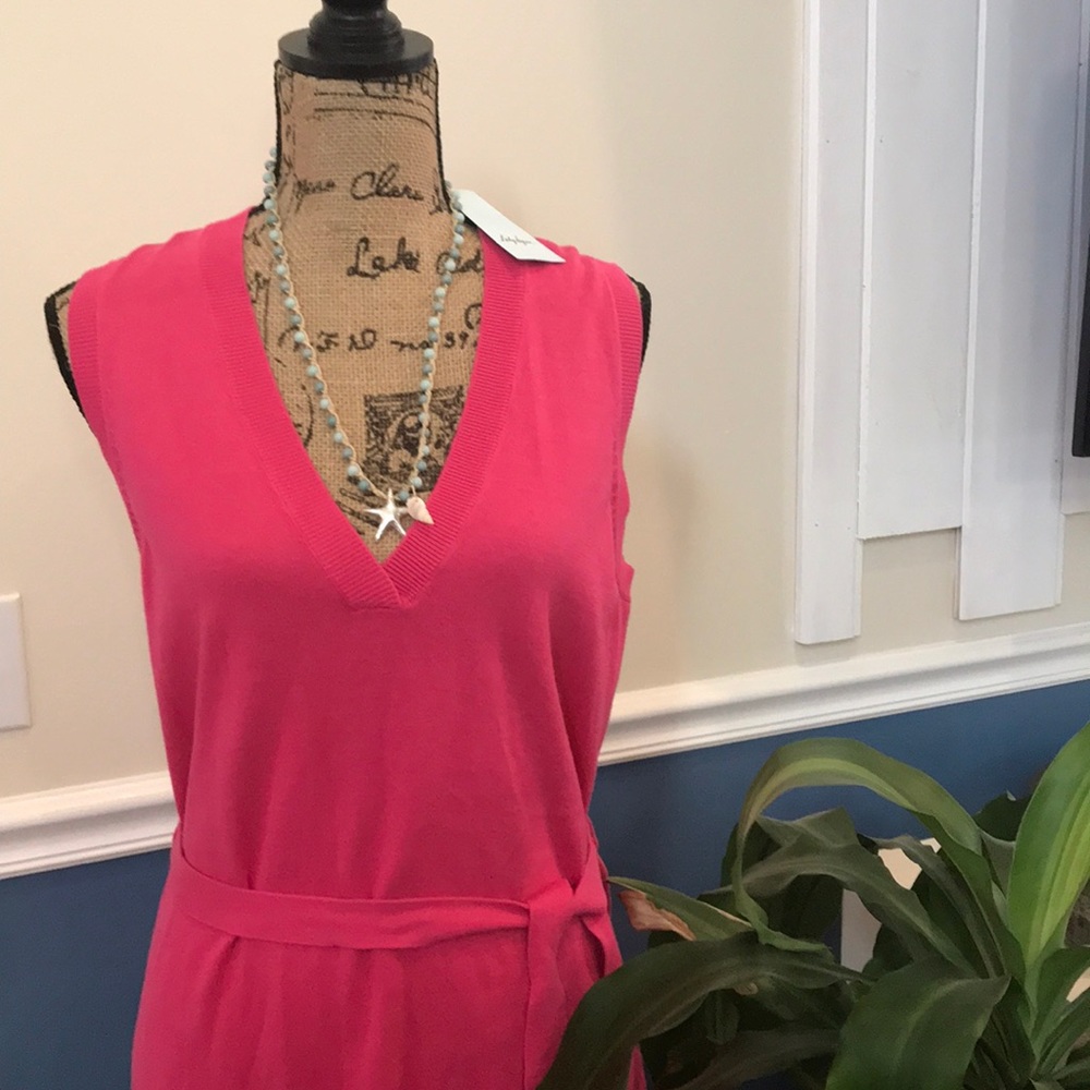 Lady Hagen NWT Essex sweater vest with tie